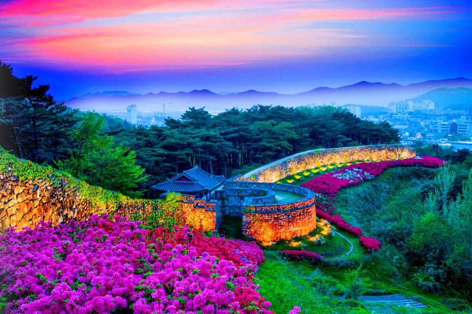 Gochang Fortress Moyangseong historic stone walls and gates in Jeollabuk-do South Korea